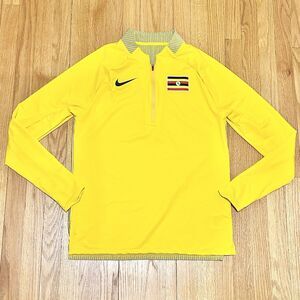 Nike Pro Elite Men’s Size M Made In USA Uganda 1/2 Zip Running Racing Zip Jersey